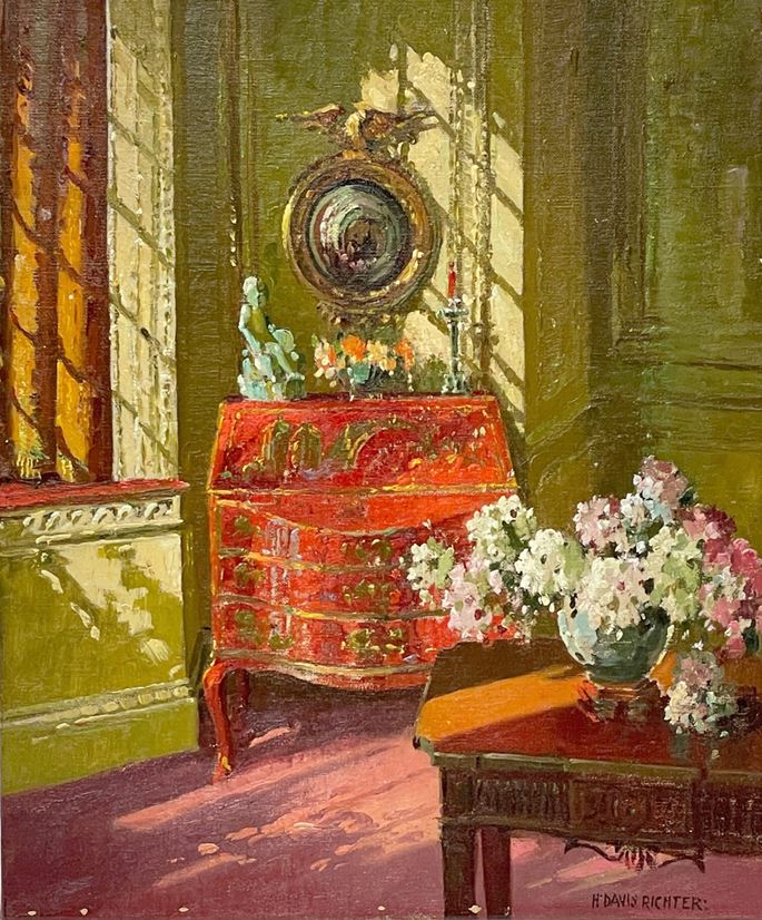 Herbert Davis Richter - “View of an elegant panelled interior” | MasterArt